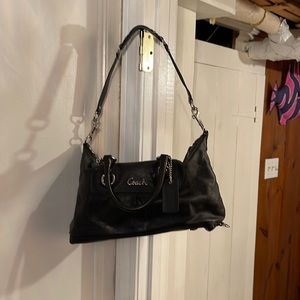 Small black coach bag